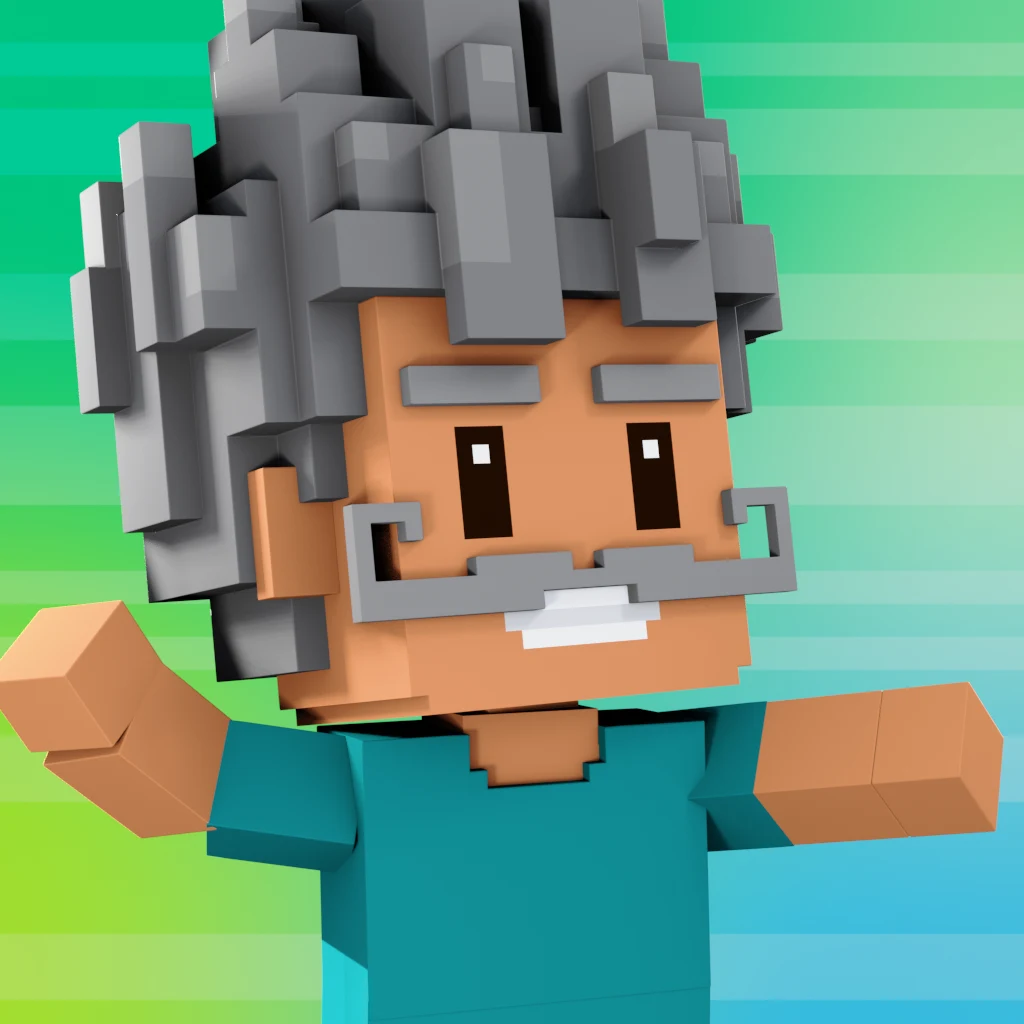 Pirate #9682 voxel render