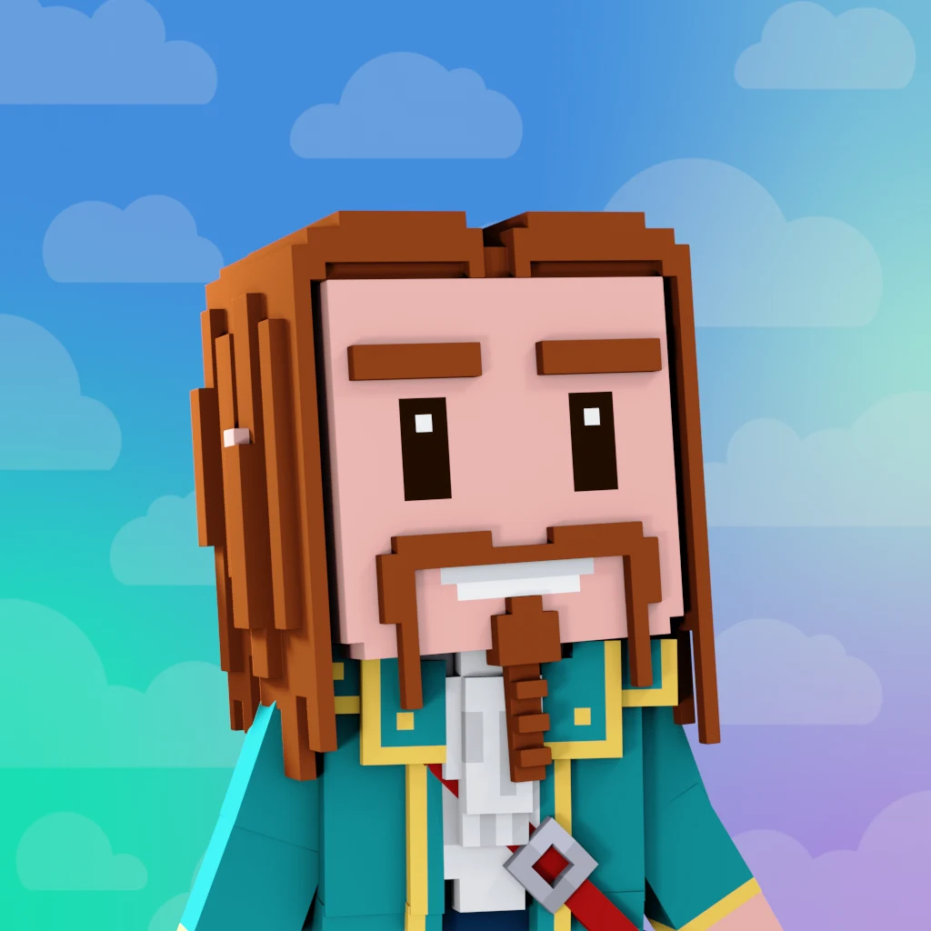 Pirate #9684 voxel render