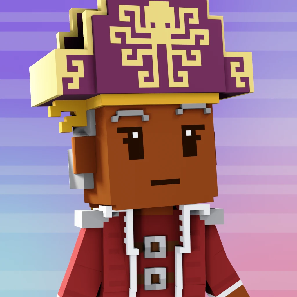 Pirate #9685 voxel render
