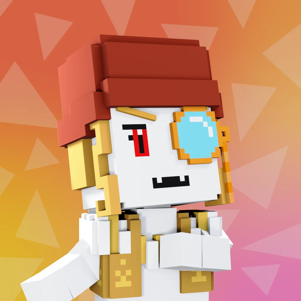 Pirate #9686 voxel render