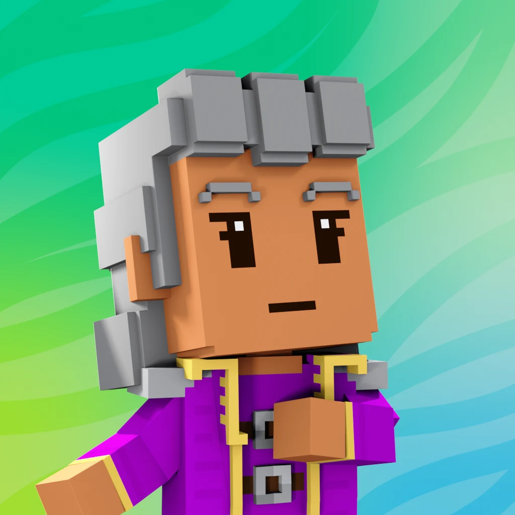 Pirate #9687 voxel render