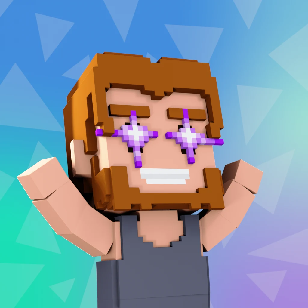 Pirate #9689 voxel render