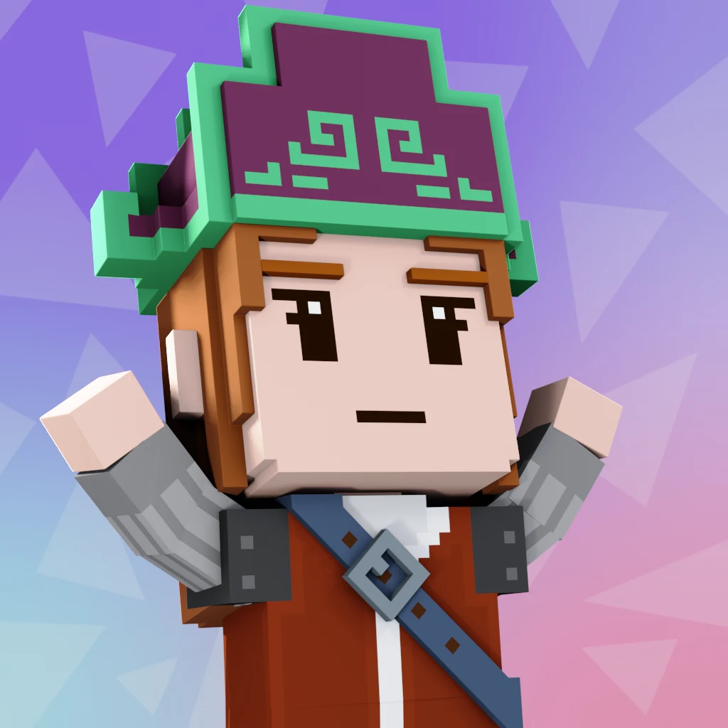 Pirate #969 voxel render