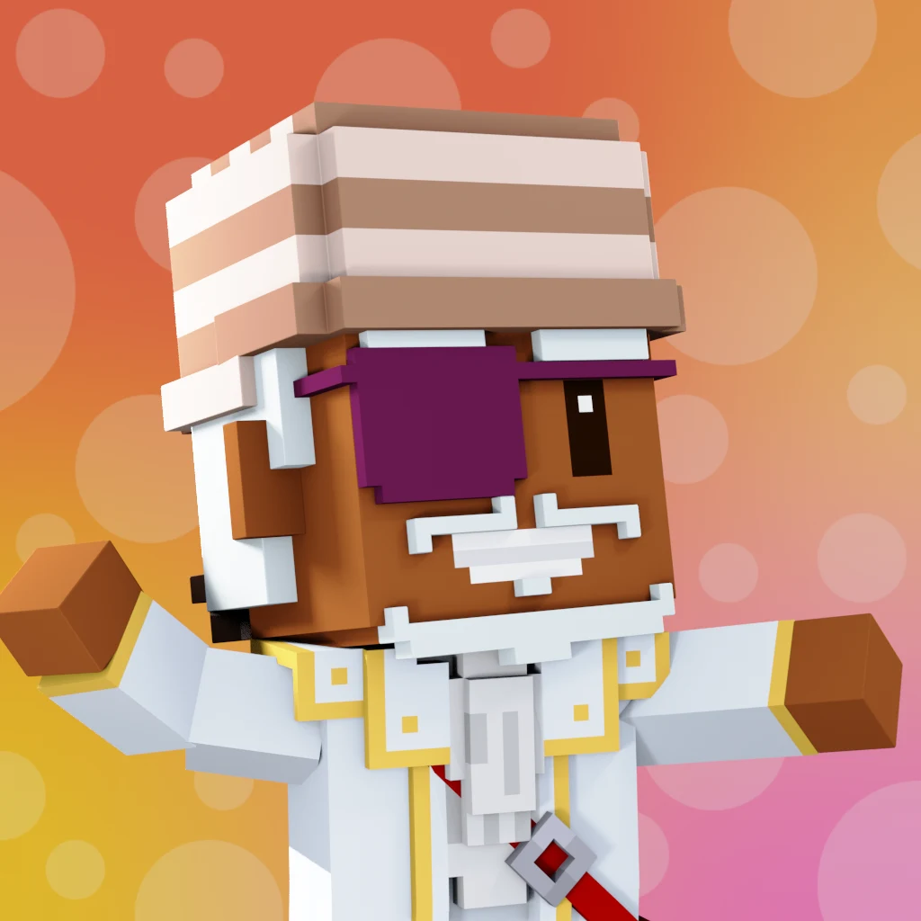 Pirate #9693 voxel render