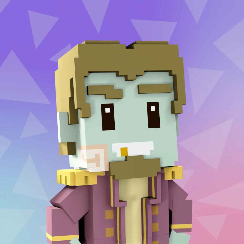 Pirate #9694 voxel render