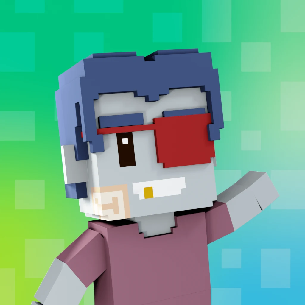 Pirate #9695 voxel render
