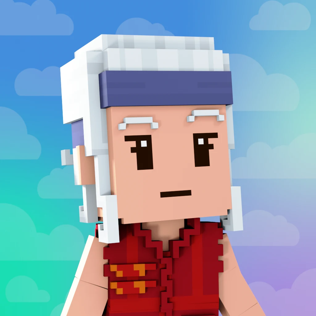 Pirate #9698 voxel render