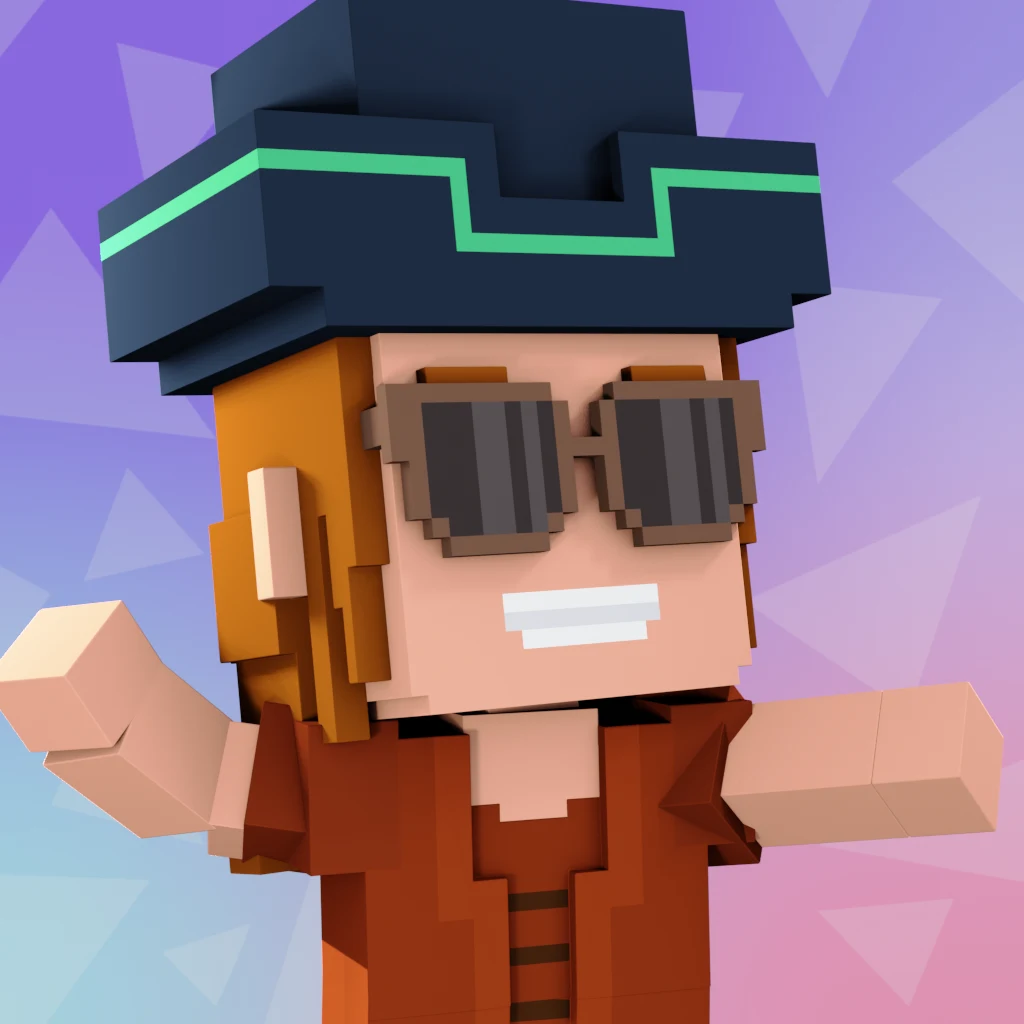 Pirate #9699 voxel render