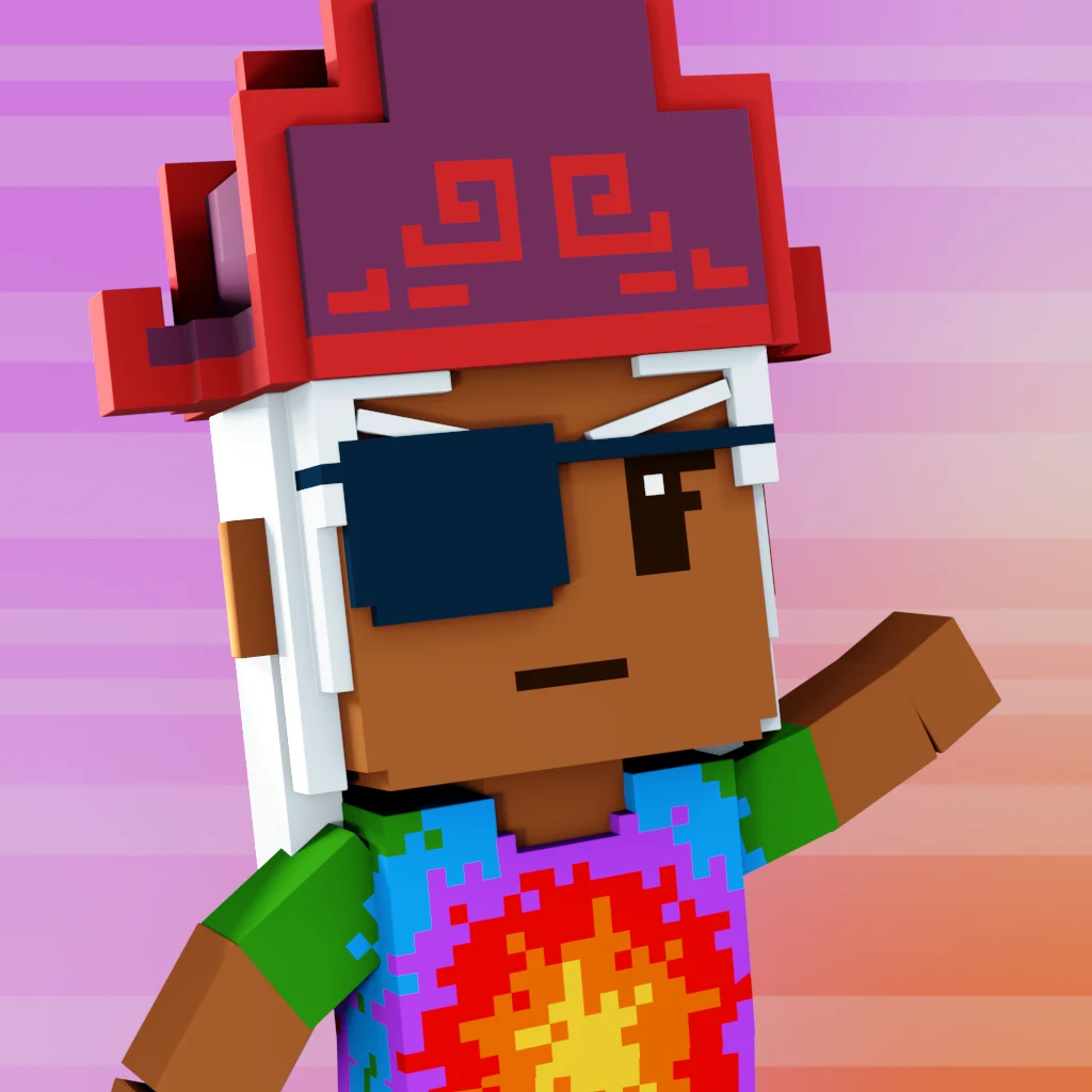 Pirate #9701 voxel render