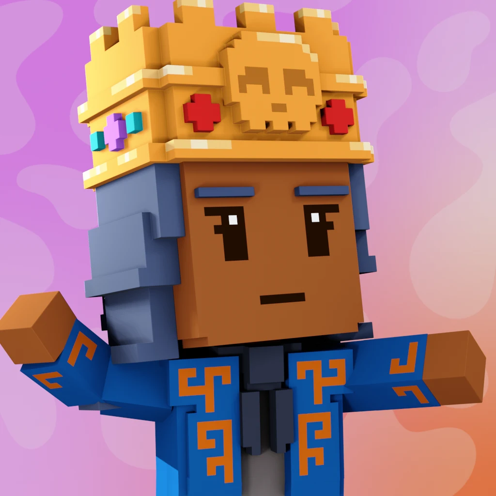Pirate #9702 voxel render