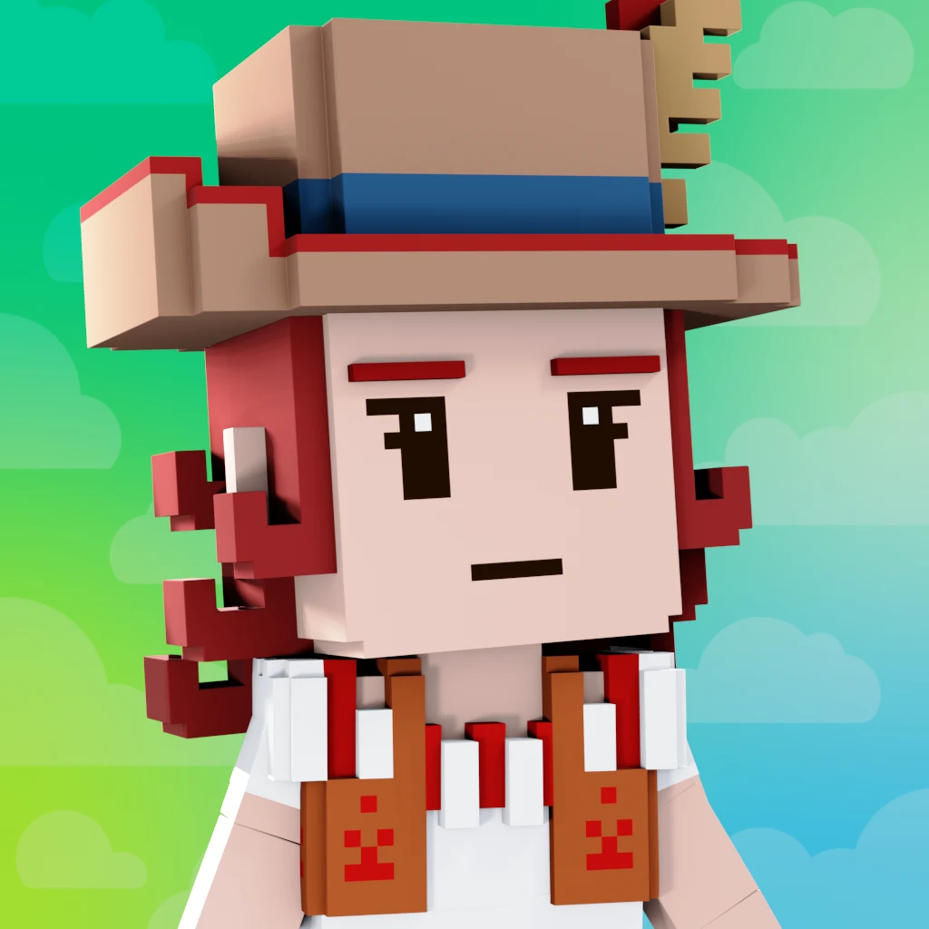 Pirate #9703 voxel render