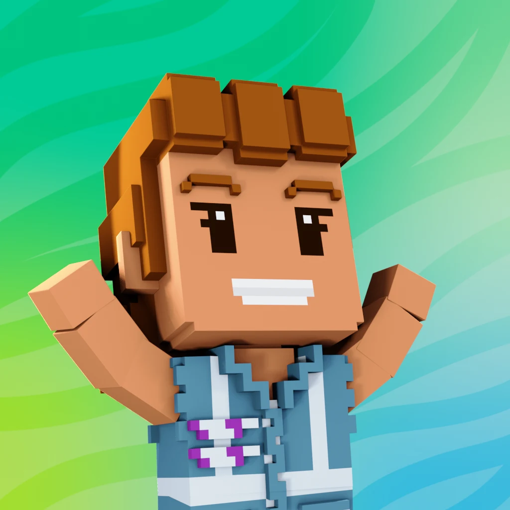 Pirate #9704 voxel render