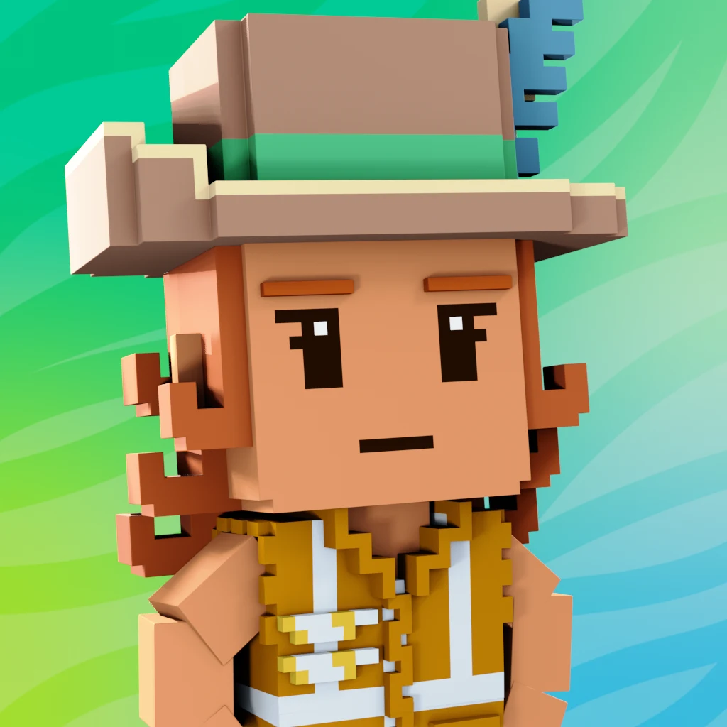 Pirate #9708 voxel render