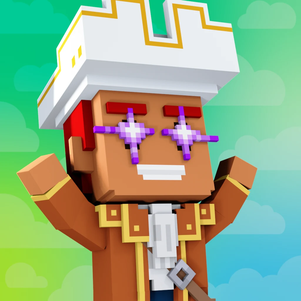 Pirate #9709 voxel render