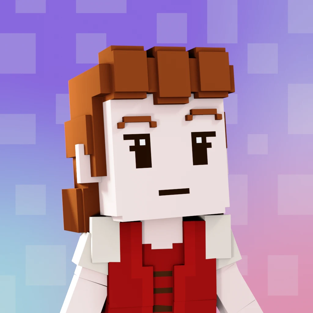 Pirate #9711 voxel render