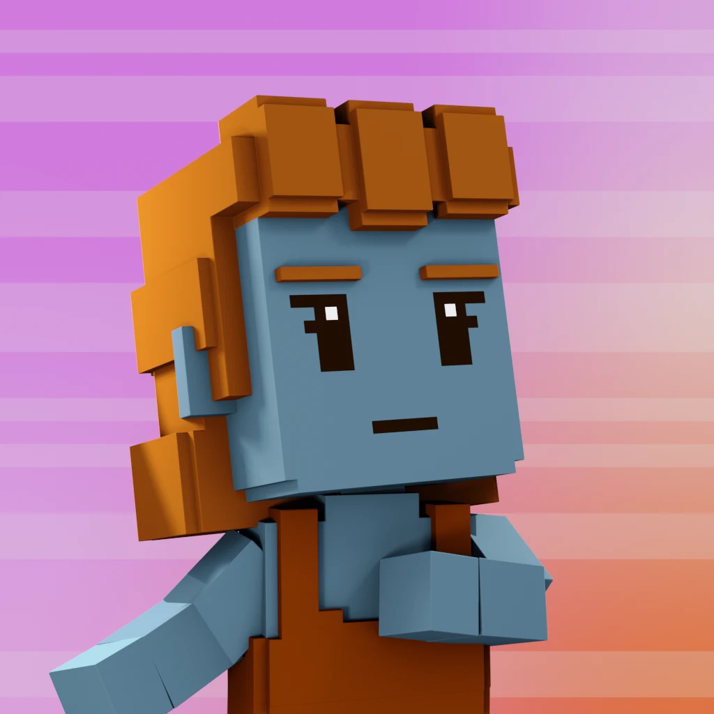 Pirate #9712 voxel render
