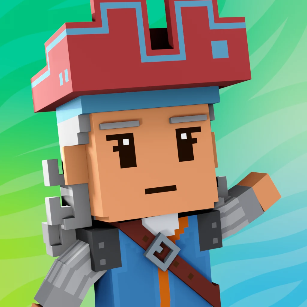 Pirate #9716 voxel render