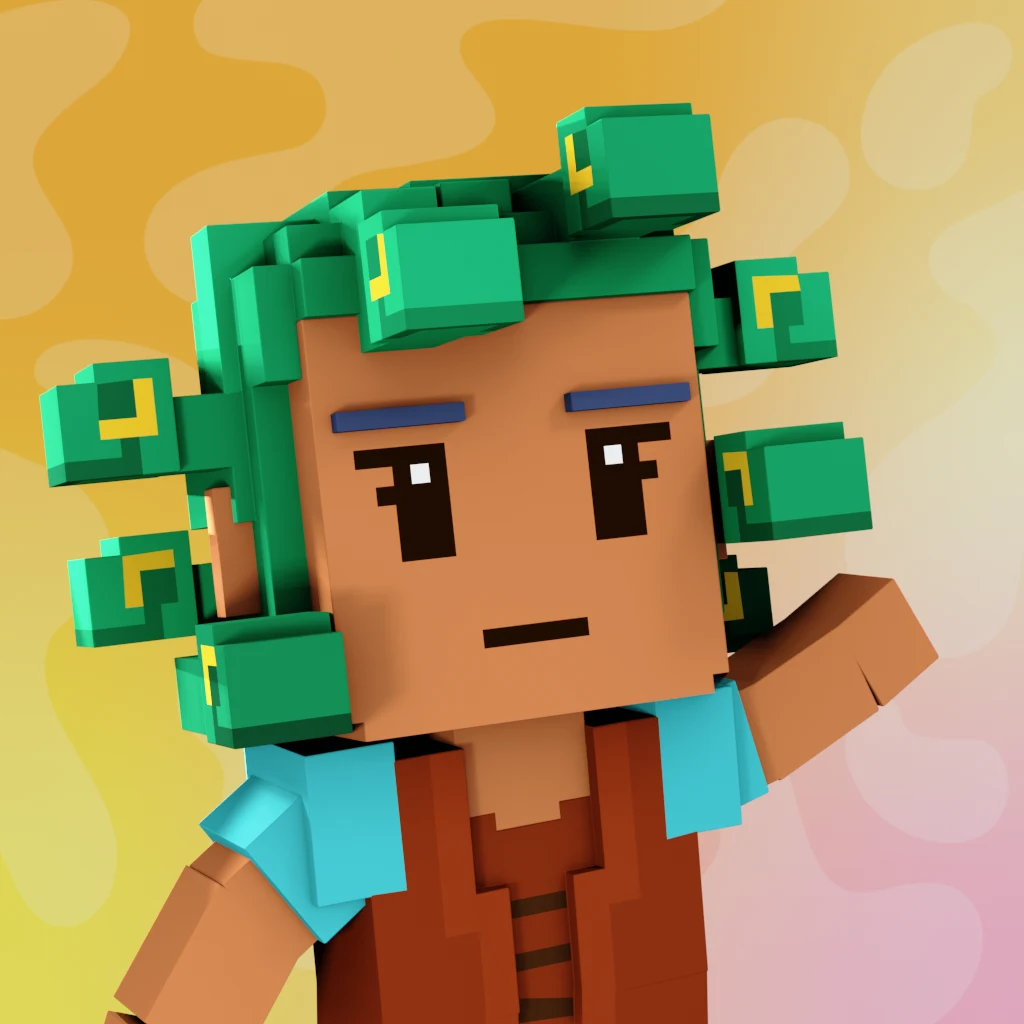 Pirate #9718 voxel render