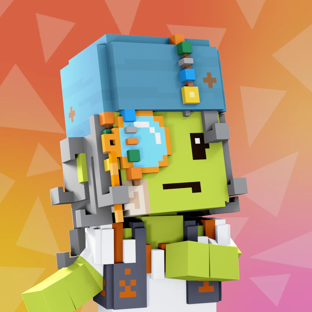 Pirate #9719 voxel render