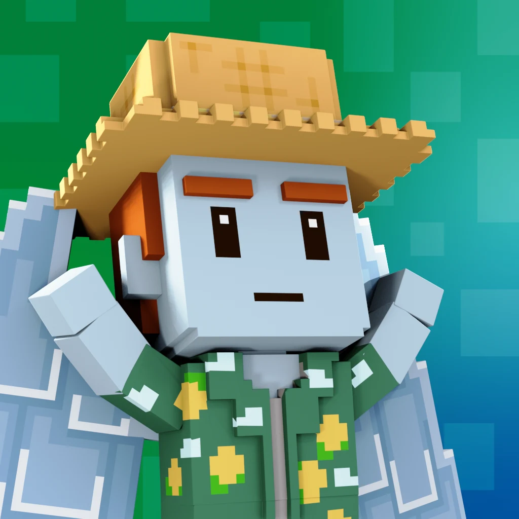 Pirate #9721 voxel render