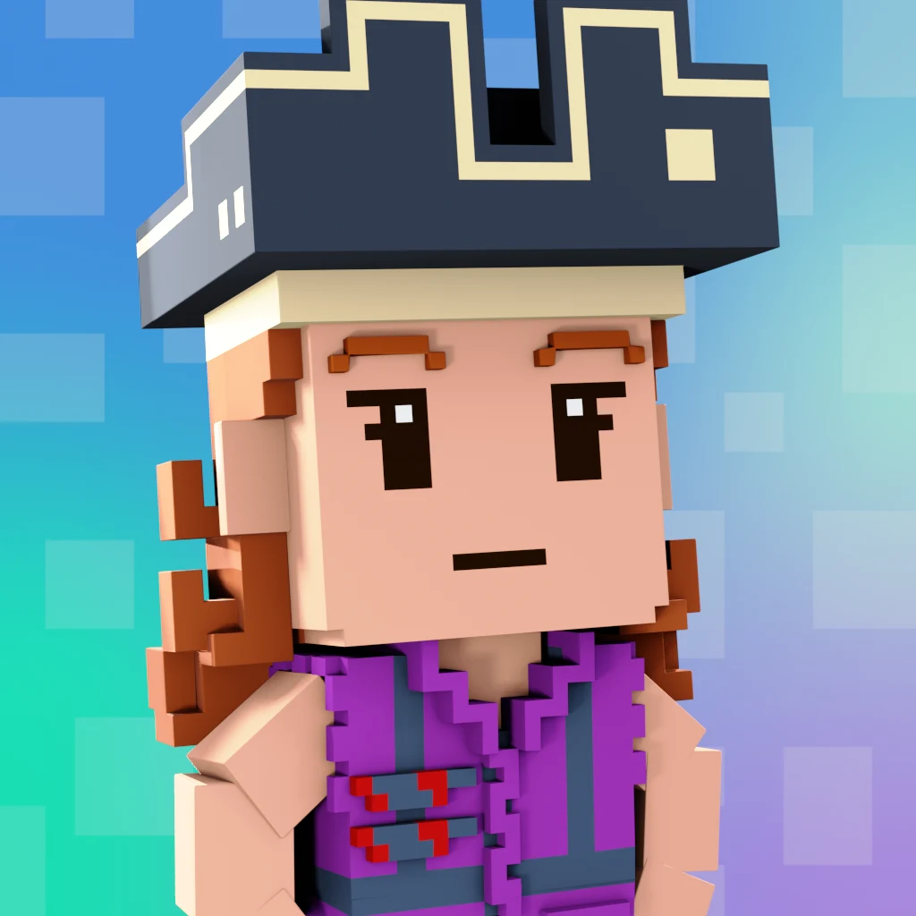 Pirate #9722 voxel render