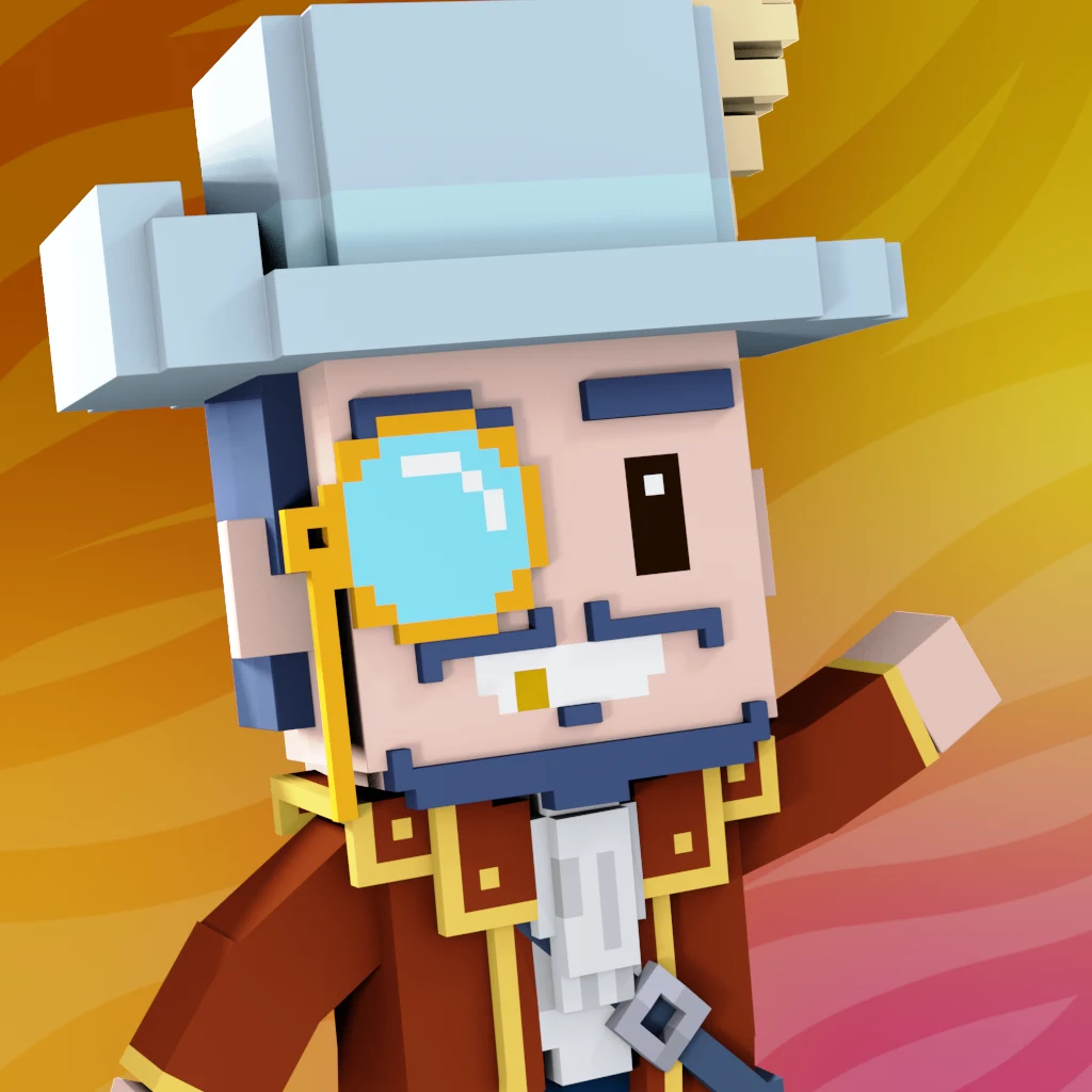 Pirate #9725 voxel render
