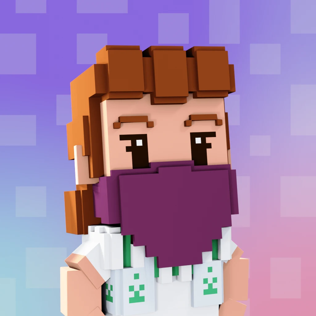 Pirate #9726 voxel render