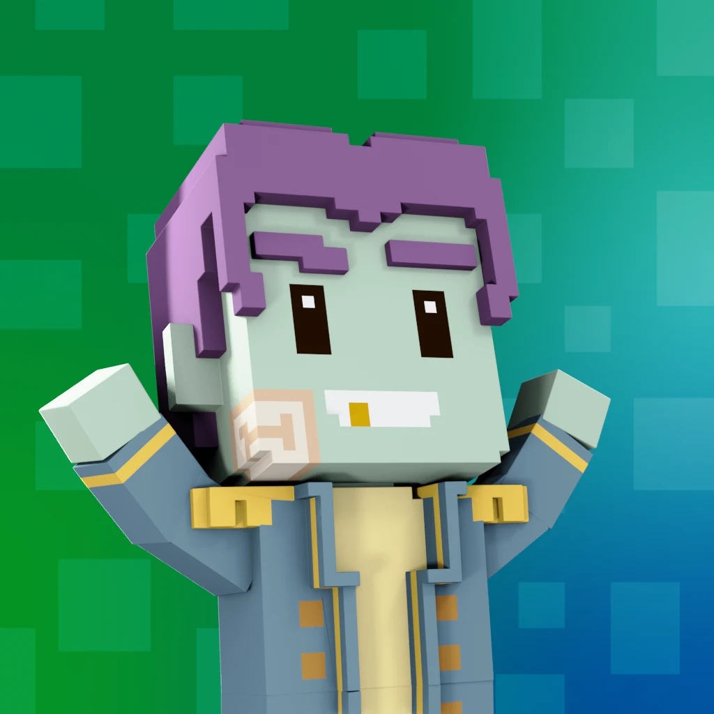 Pirate #9727 voxel render