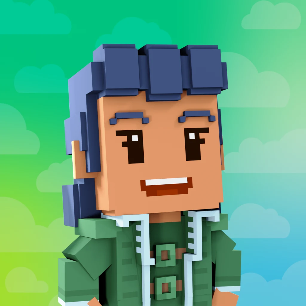 Pirate #973 voxel render