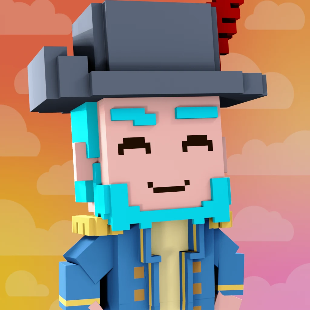 Pirate #9731 voxel render