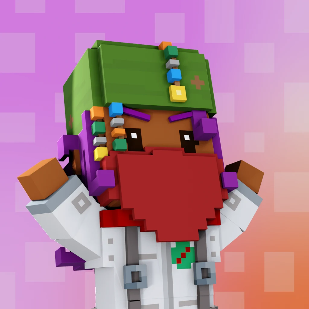 Pirate #9732 voxel render