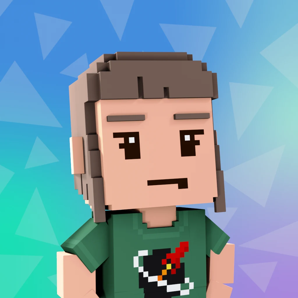 Pirate #9733 voxel render