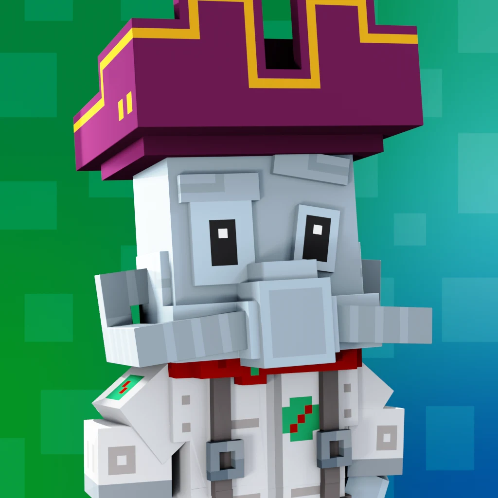 Pirate #9735 voxel render