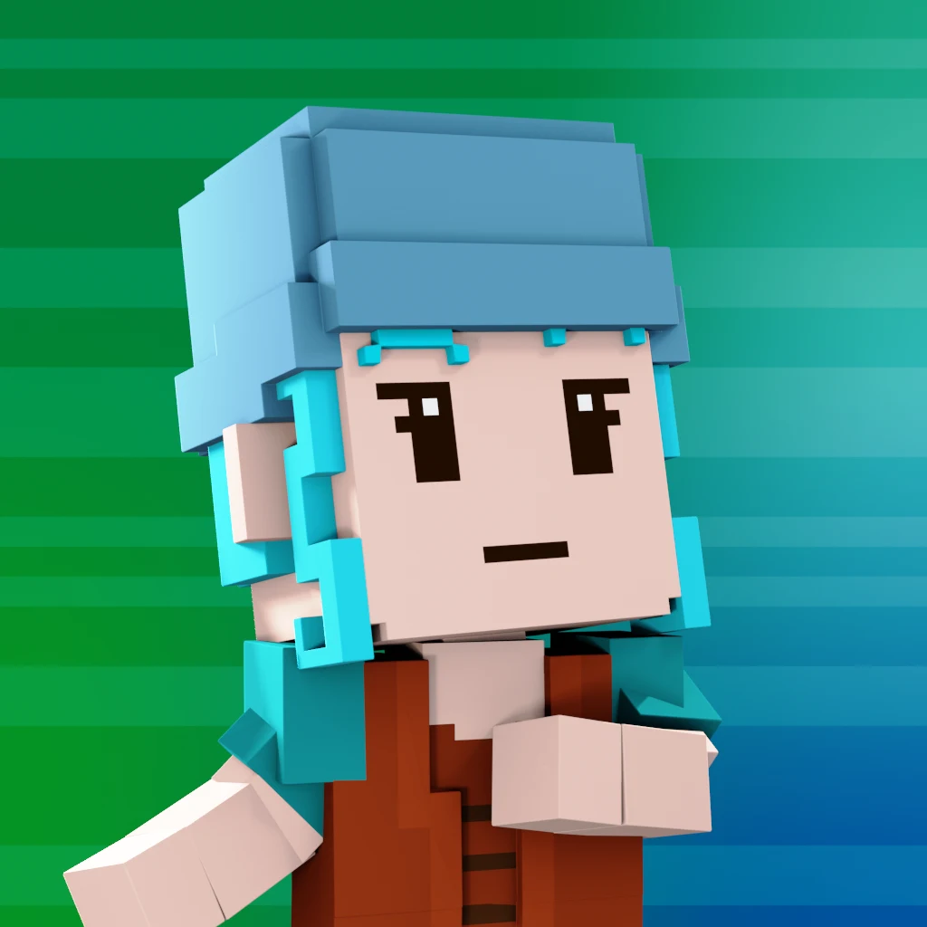 Pirate #9736 voxel render