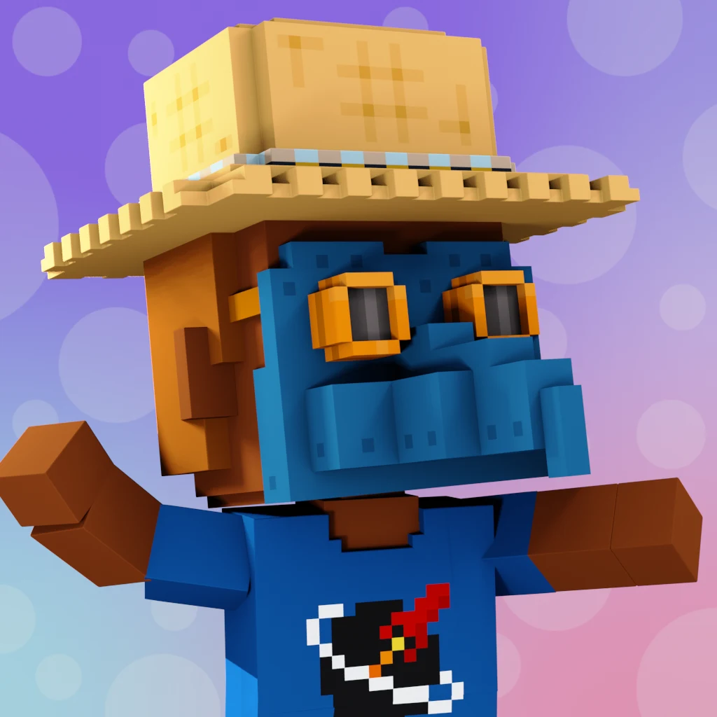 Pirate #9738 voxel render