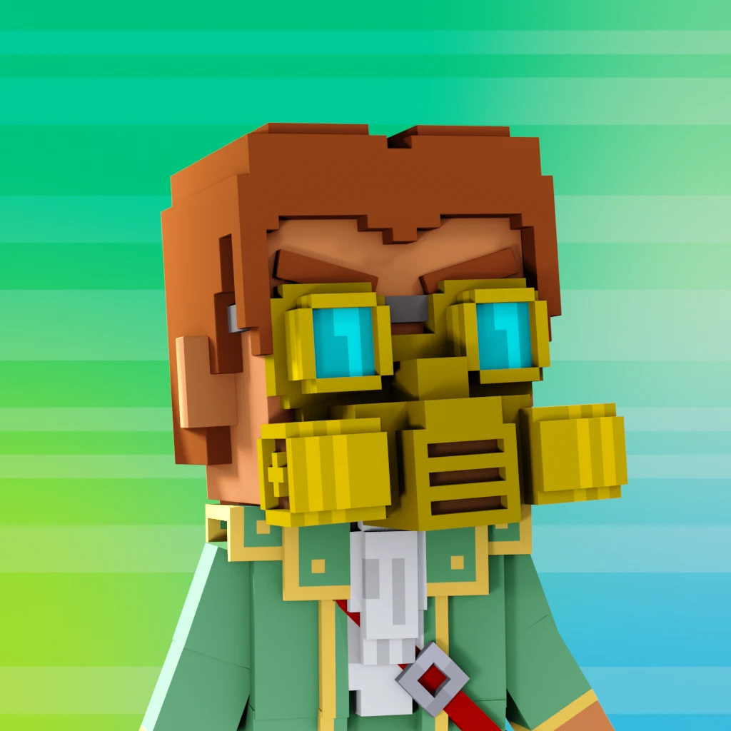 Pirate #9739 voxel render