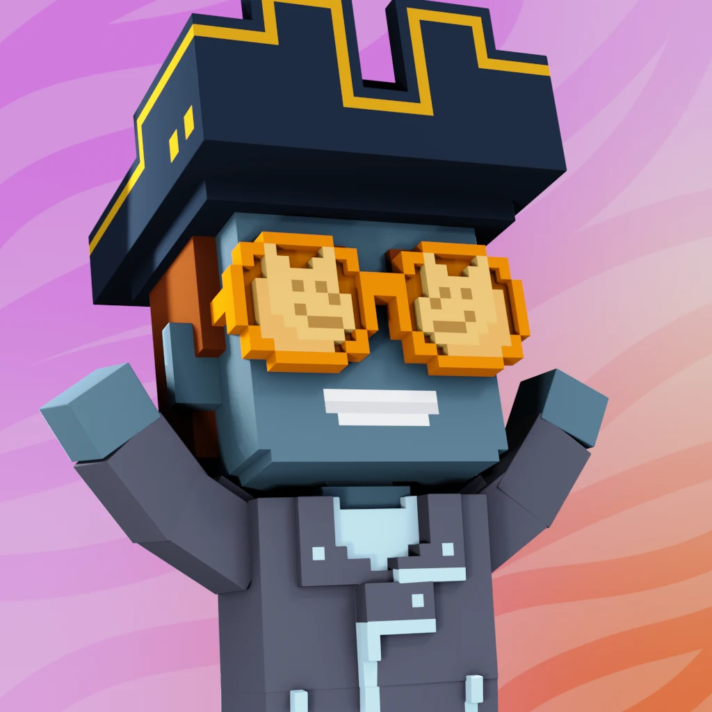 Pirate #9743 voxel render