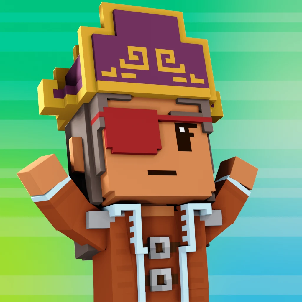 Pirate #9745 voxel render