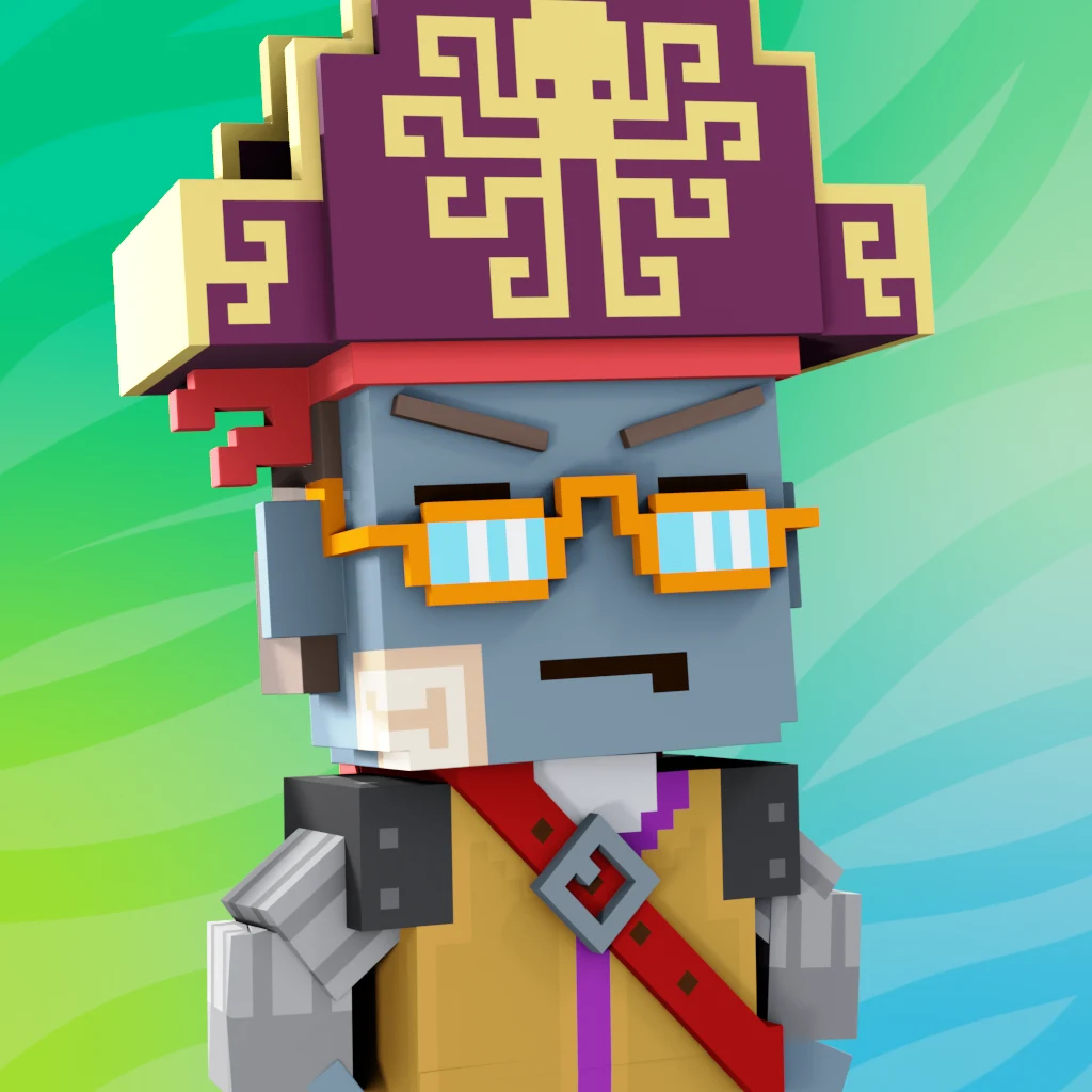 Pirate #9746 voxel render