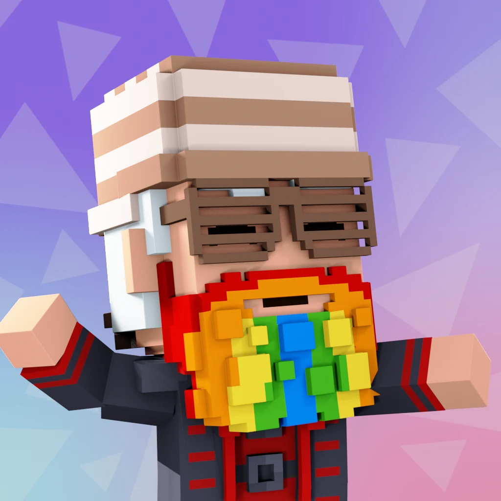 Pirate #975 voxel render