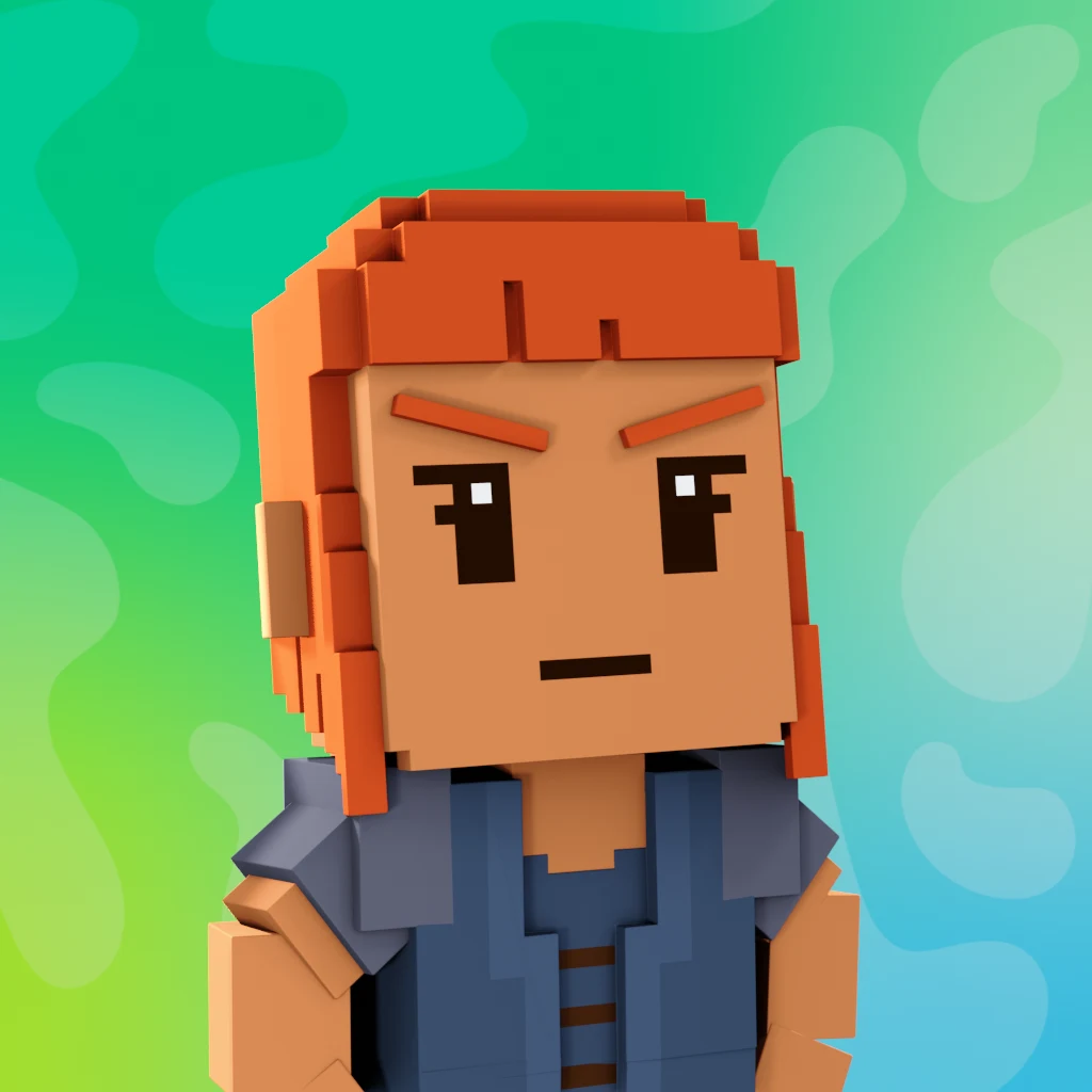 Pirate #9750 voxel render