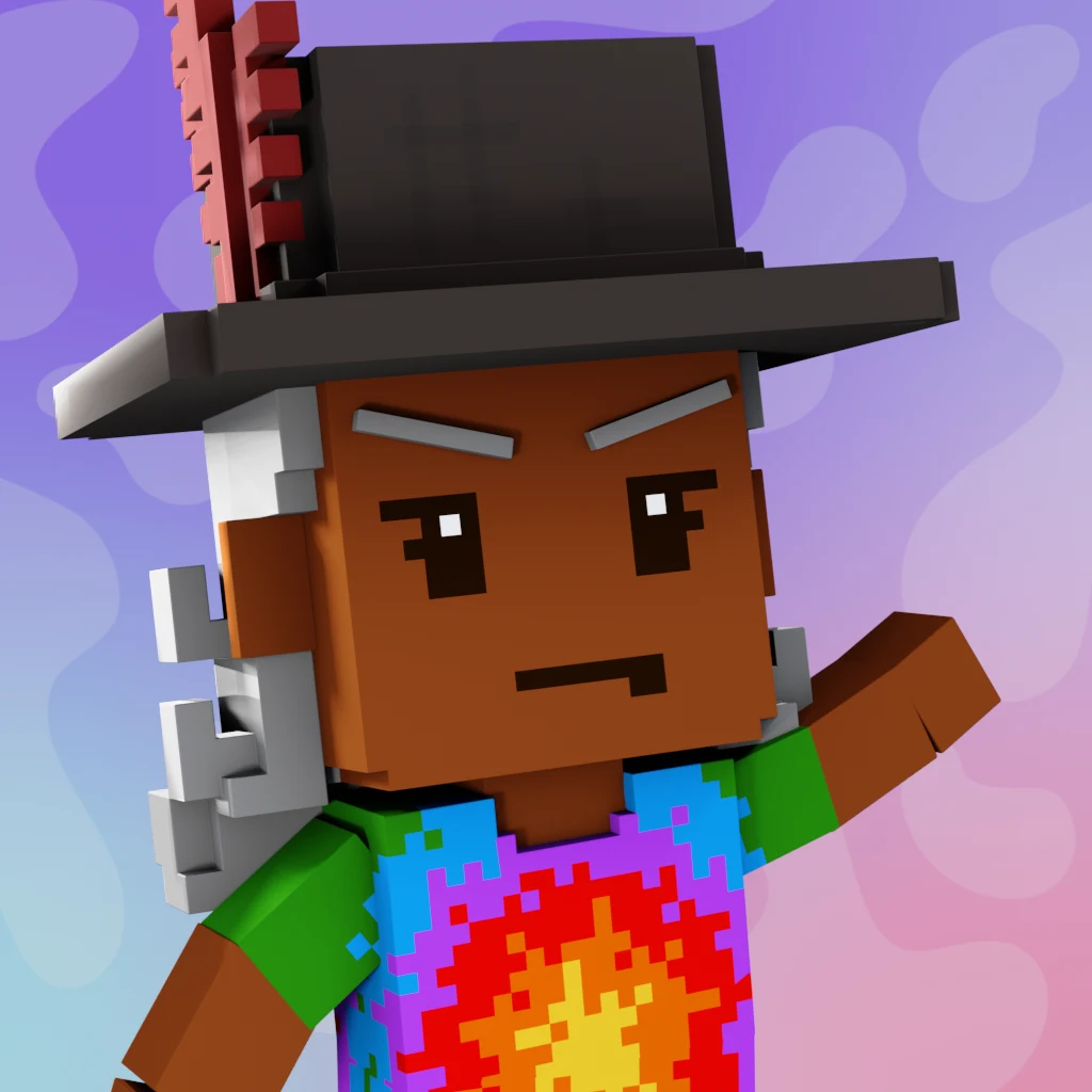 Pirate #9752 voxel render