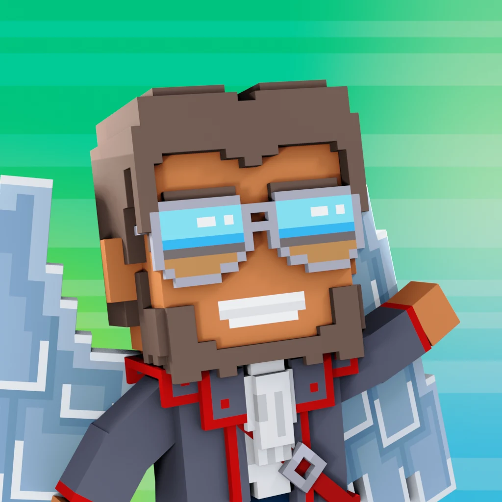 Pirate #9753 voxel render