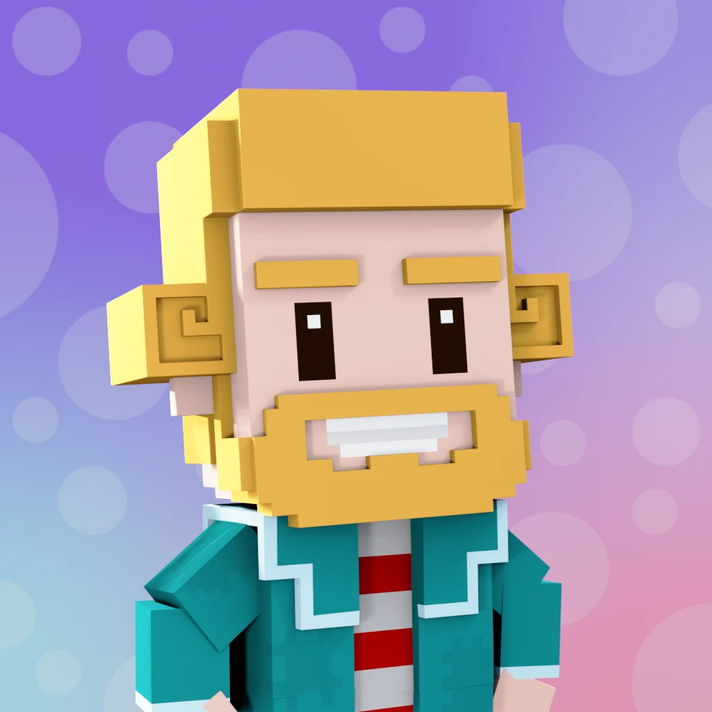 Pirate #9759 voxel render