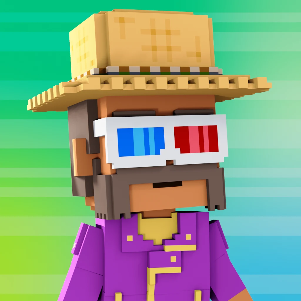 Pirate #976 voxel render