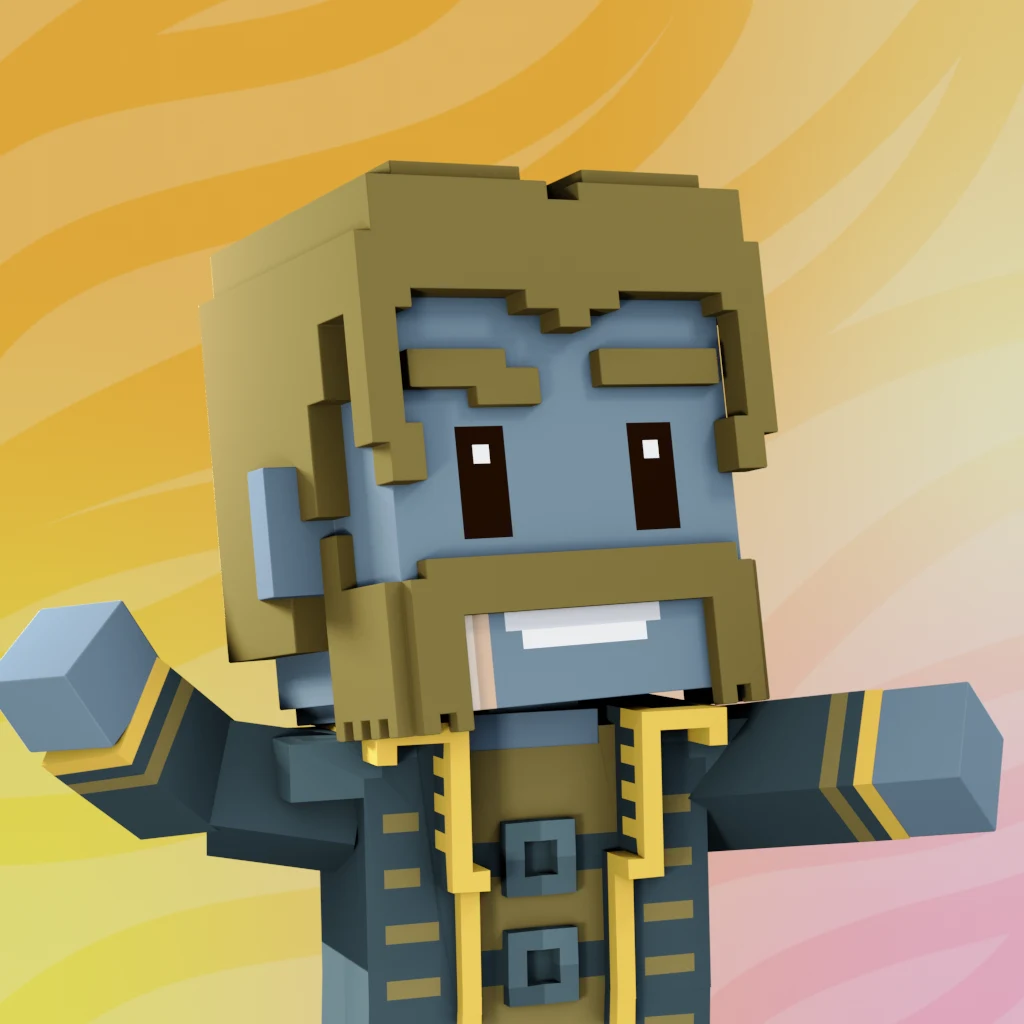 Pirate #9760 voxel render