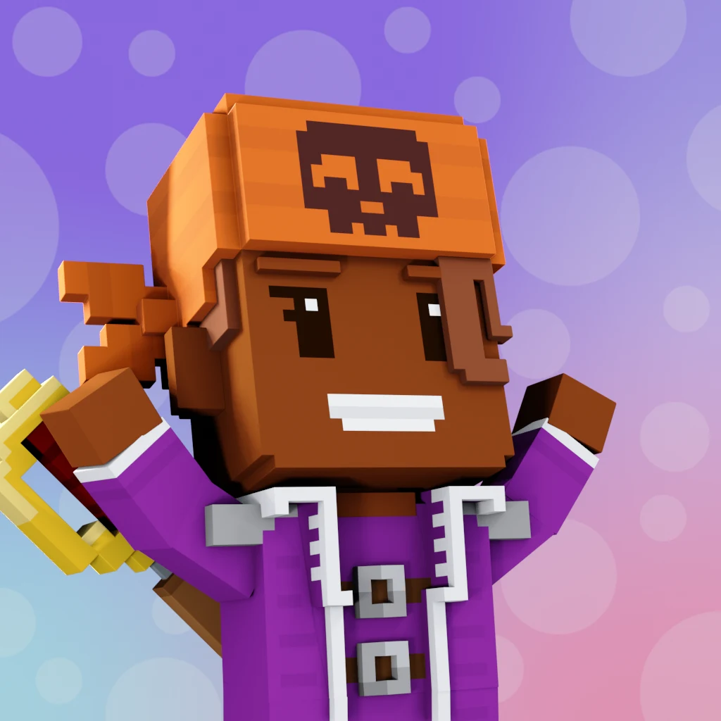 Pirate #9761 voxel render