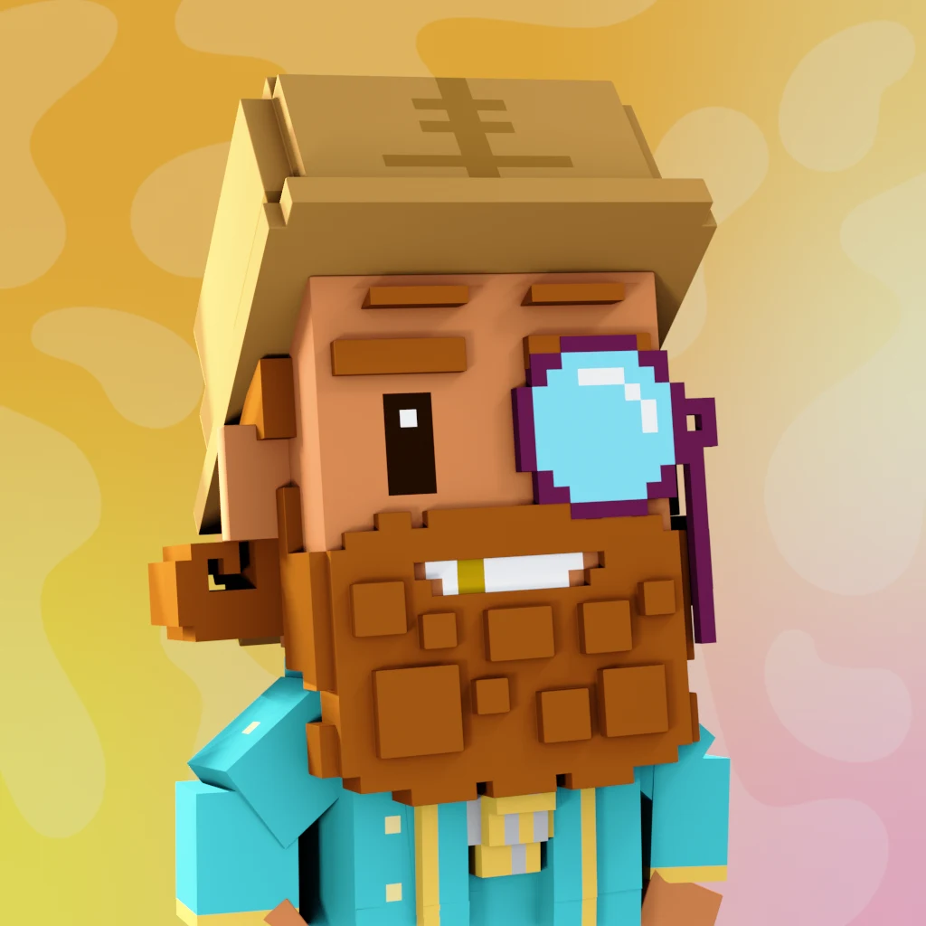 Pirate #9765 voxel render