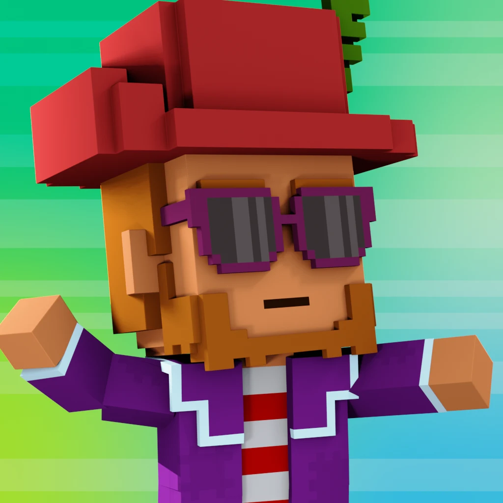 Pirate #9769 voxel render