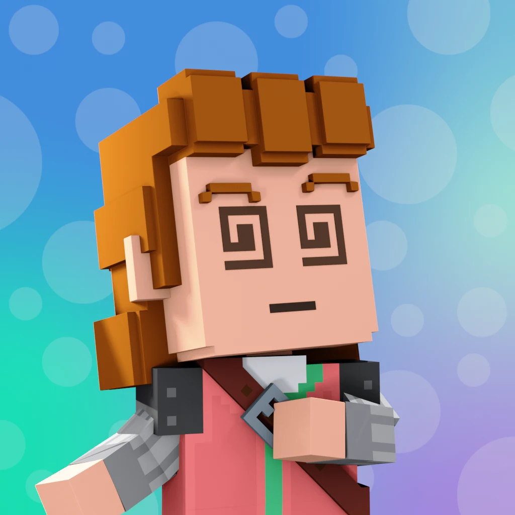 Pirate #977 voxel render